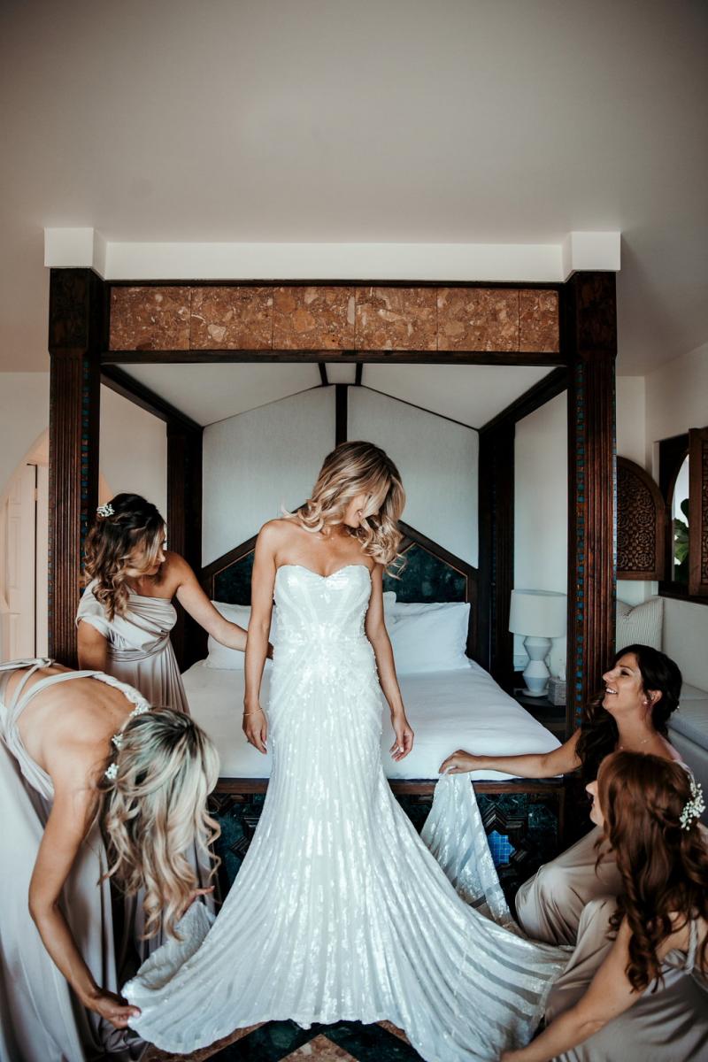 Read all about our real bride's wedding in this blog. She wore the LUXE Layla wedding dress by Karen Willis Holmes.