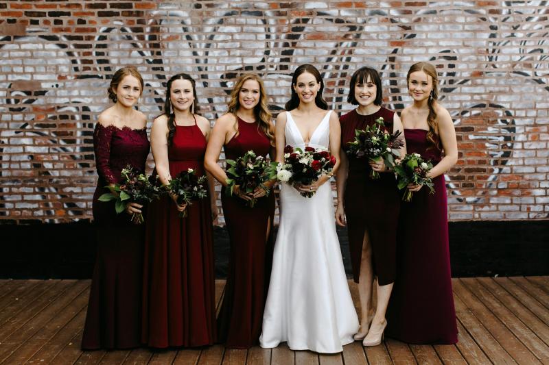 Read all about our real bride's wedding in this blog. She wore the BESPOKE Shelly/Samantha gown by Karen Willis Holmes.