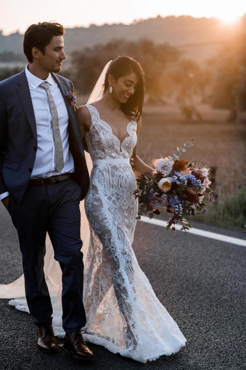 Read all about our real bride's wedding in this blog. She wore the Bespoke Rosemary wedding dress by Karen Willis Holmes.