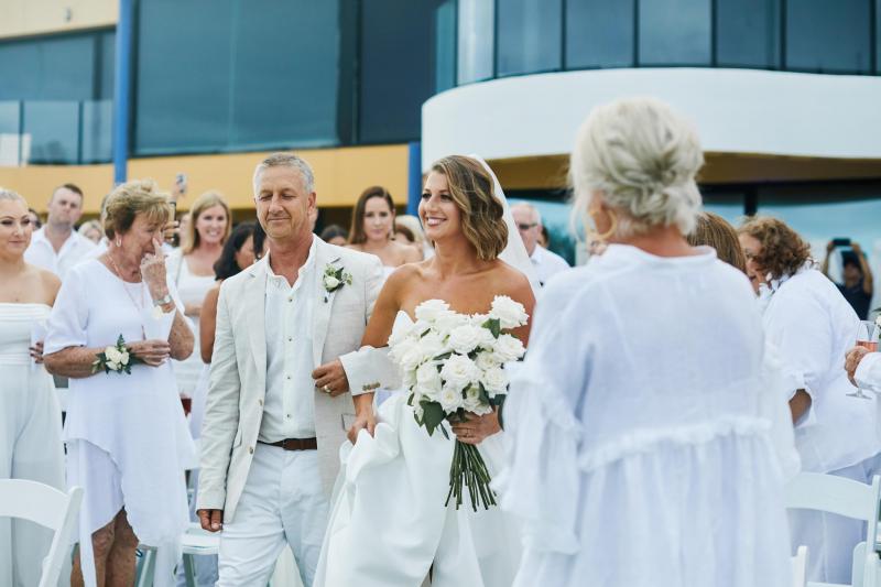 Read all about our real bride's wedding in this blog. She wore the Bespoke Blake/Camille wedding dress by Karen Willis Holmes.