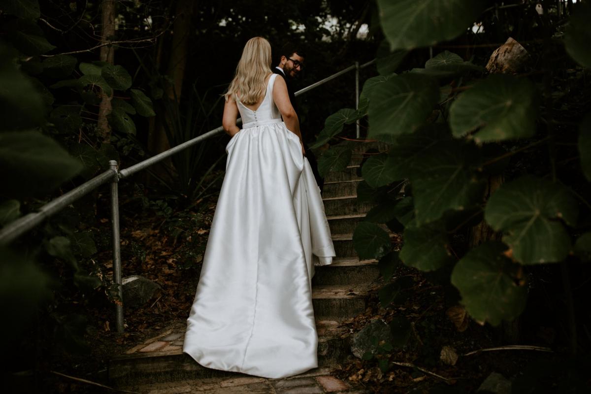 Read all about our real bride's wedding in this blog. She wore the Bespoke Taryn/Camille wedding dress by Karen Willis Holmes.