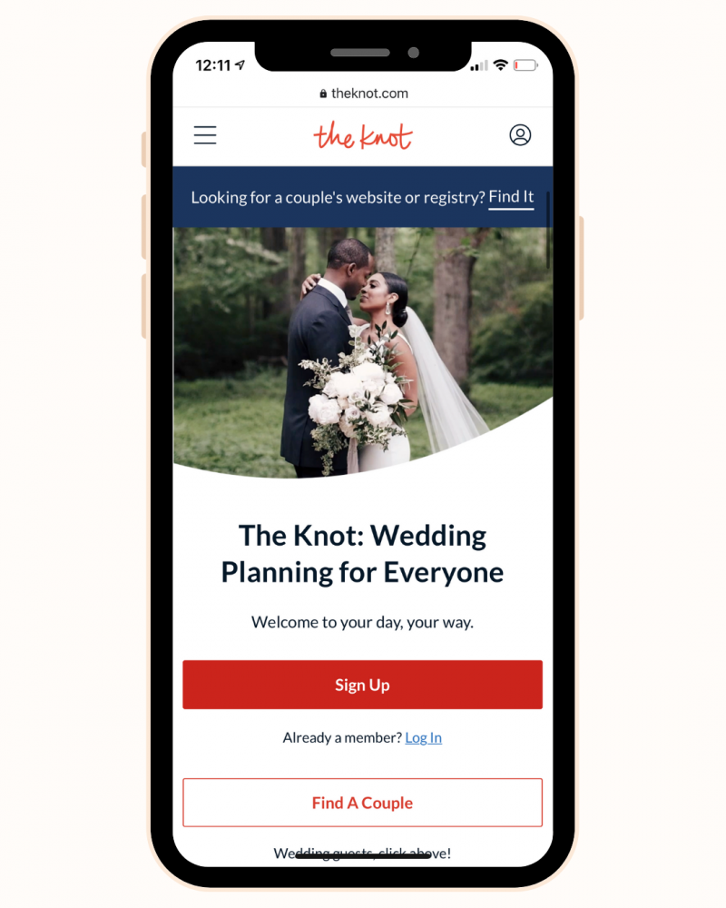 The Knot wedding planning service