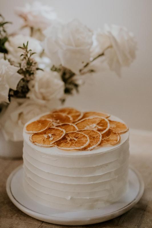 Art Deco inspired wedding cake at Real bride Penelope's wedding.