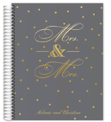 Mrs and Mrs Wedding Planner Book by PurpleTrail, perfect for gifting to your gorgeous bride, or to yourself before you say “I Do!” 