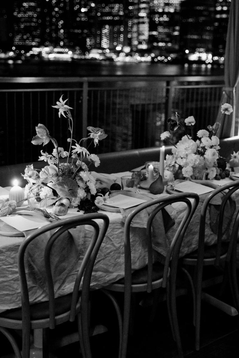 Megan Kells Brisbane Elopment dinner-elegant table setting for intimate reception