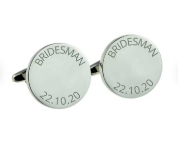 Bridal party cufflinks for bridesman or bridesmen from Etsy