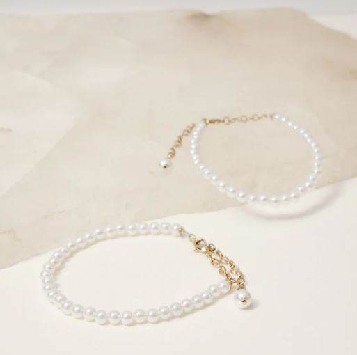 Megan Morimoto Pearl Anklet, Bridal shoes, Bridesmaids accessories, Wedding style, Gifts For Bridesmaids Australia