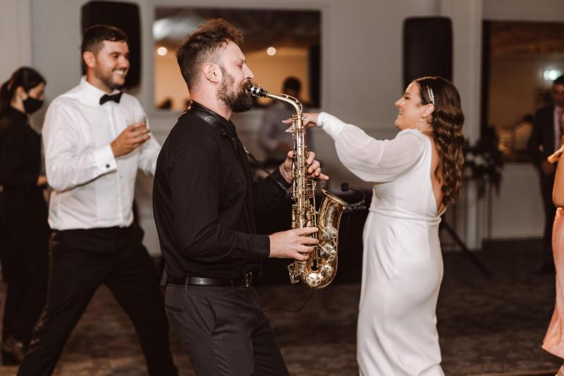 Nikki-Karen Willis Holmes-Tayla & Daniel- Bride and groom seen dancing at their reception