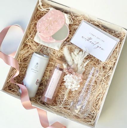 bridesmaid proposal box sasha hamper by bridesmaid boxes australia