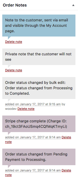 orderNotes