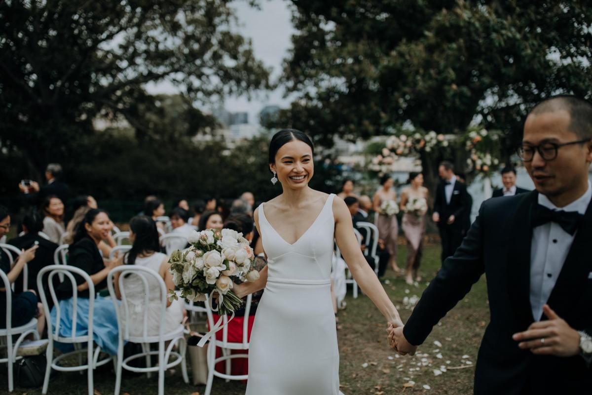 Read all about our real bride's wedding in this blog. She wore the WILD HEARTS Aubrey gown by Karen Willis Holmes.