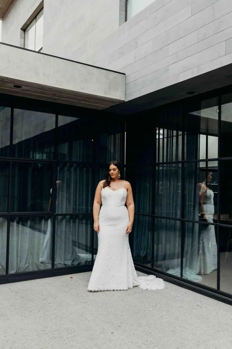 Greta Curve Gown Plus Size Lace Wedding Dress Karen Willis