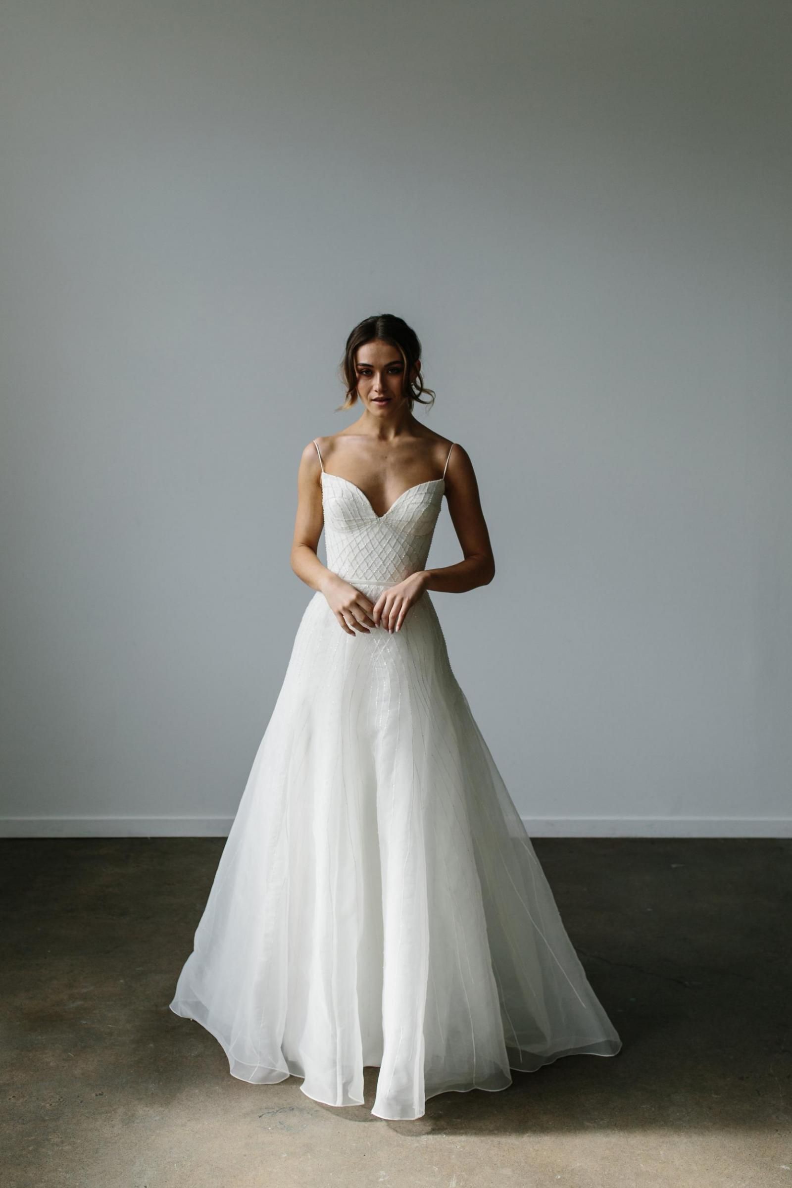 Francesca Gown | A-Line Lace Wedding Dress | Karen Willis Holmes Archives