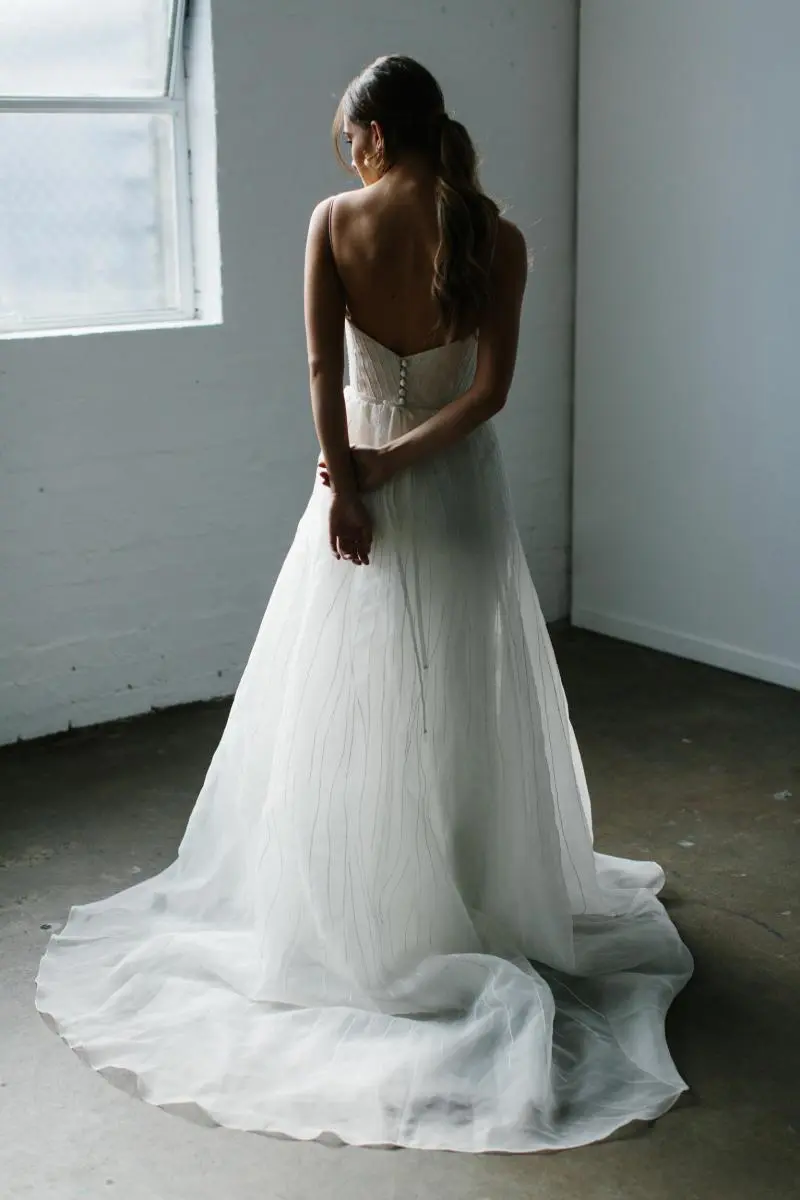 Annie Gown Beaded A Line Wedding Dress Karen Willis Holmes