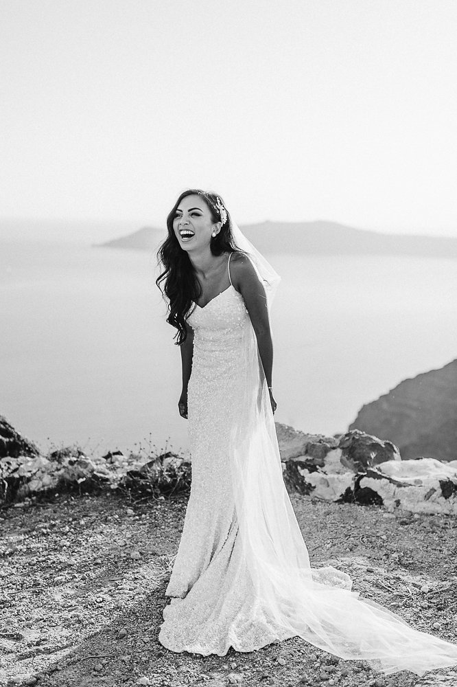 Real bride Jessica wore the Luxe Anya wedding dress by Karen Willis Holmes.