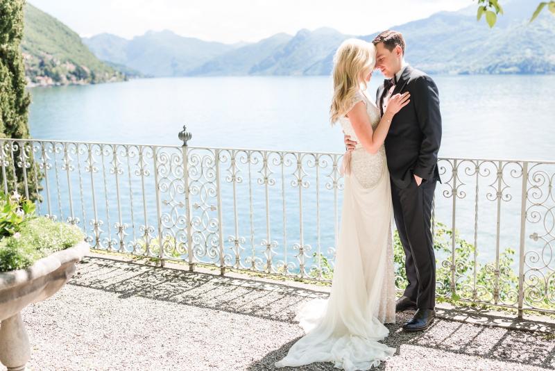 Real bride Kate wore the Luxe Caitlyn wedding dress by Karen Willis Holmes.