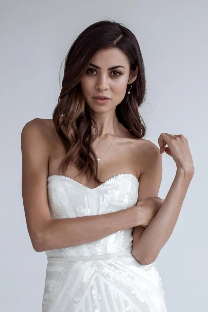 関税送料込★SALE★完売間近★KarenMillen★LaceWaist ドレス Nerada | Halter Neck Wedding Dress | Karen Willis Holmes