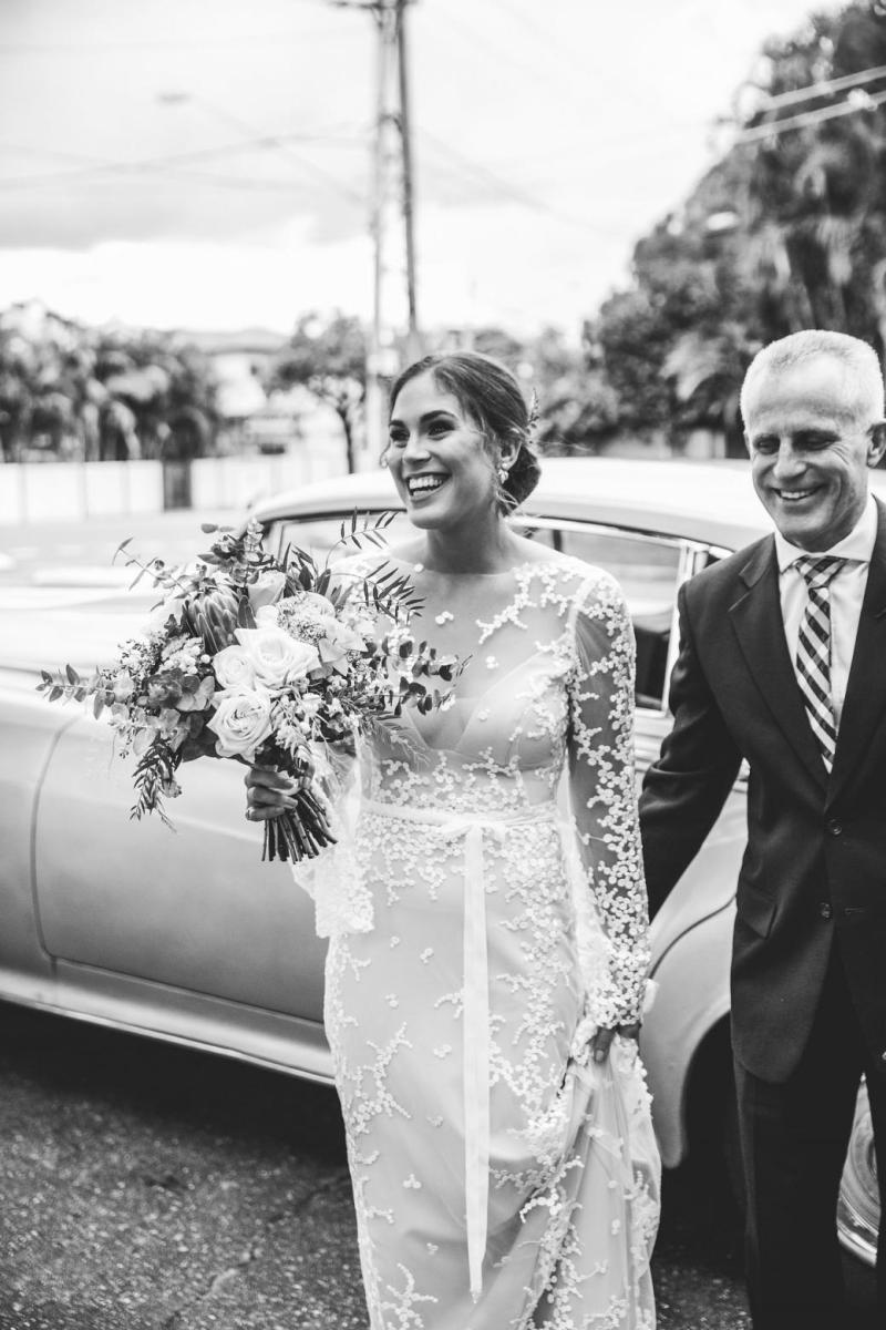 Read all about our real bride's wedding in this blog. She wore the BESPOKE Pascale wedding dress by Karen Willis Holmes.