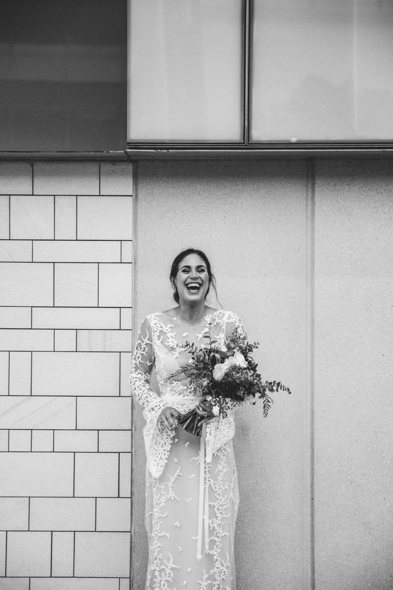 Read all about our real bride's wedding in this blog. She wore the BESPOKE Pascale wedding dress by Karen Willis Holmes.