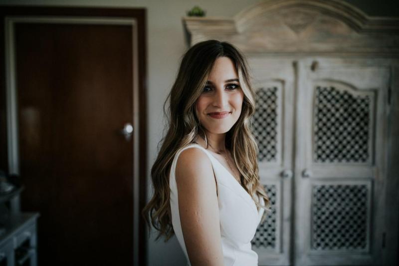 Read all about our real bride's wedding in this blog. She wore the Wild Hearts Aubrey wedding dress by Karen Willis Holmes.