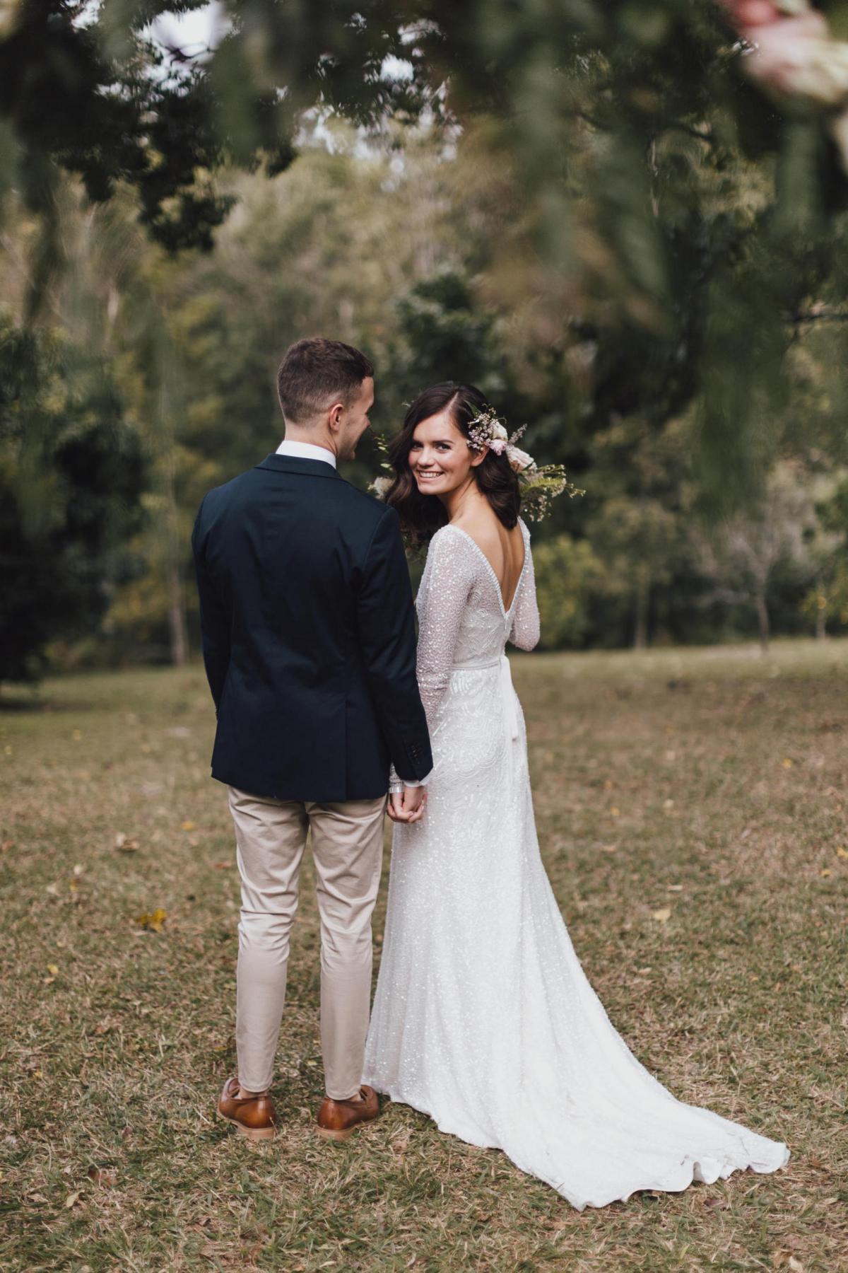 Read all about our real bride's wedding in this blog. She wore the Luxe Celine wedding dress by Karen Willis Holmes.