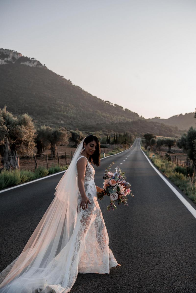 Read all about our real bride's wedding in this blog. She wore the Bespoke Rosemary wedding dress by Karen Willis Holmes.