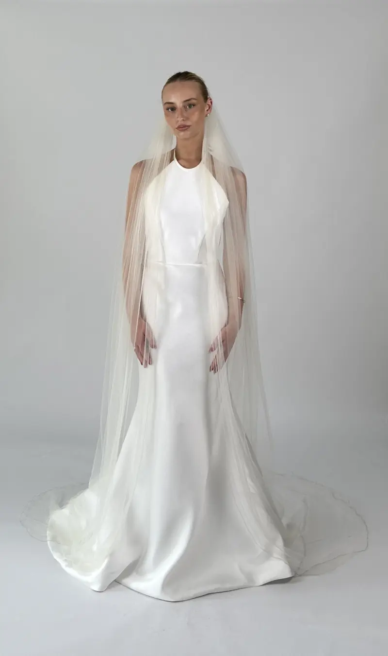 Lucienne Veil Simple Tulle Wedding Veil KWH Bridal