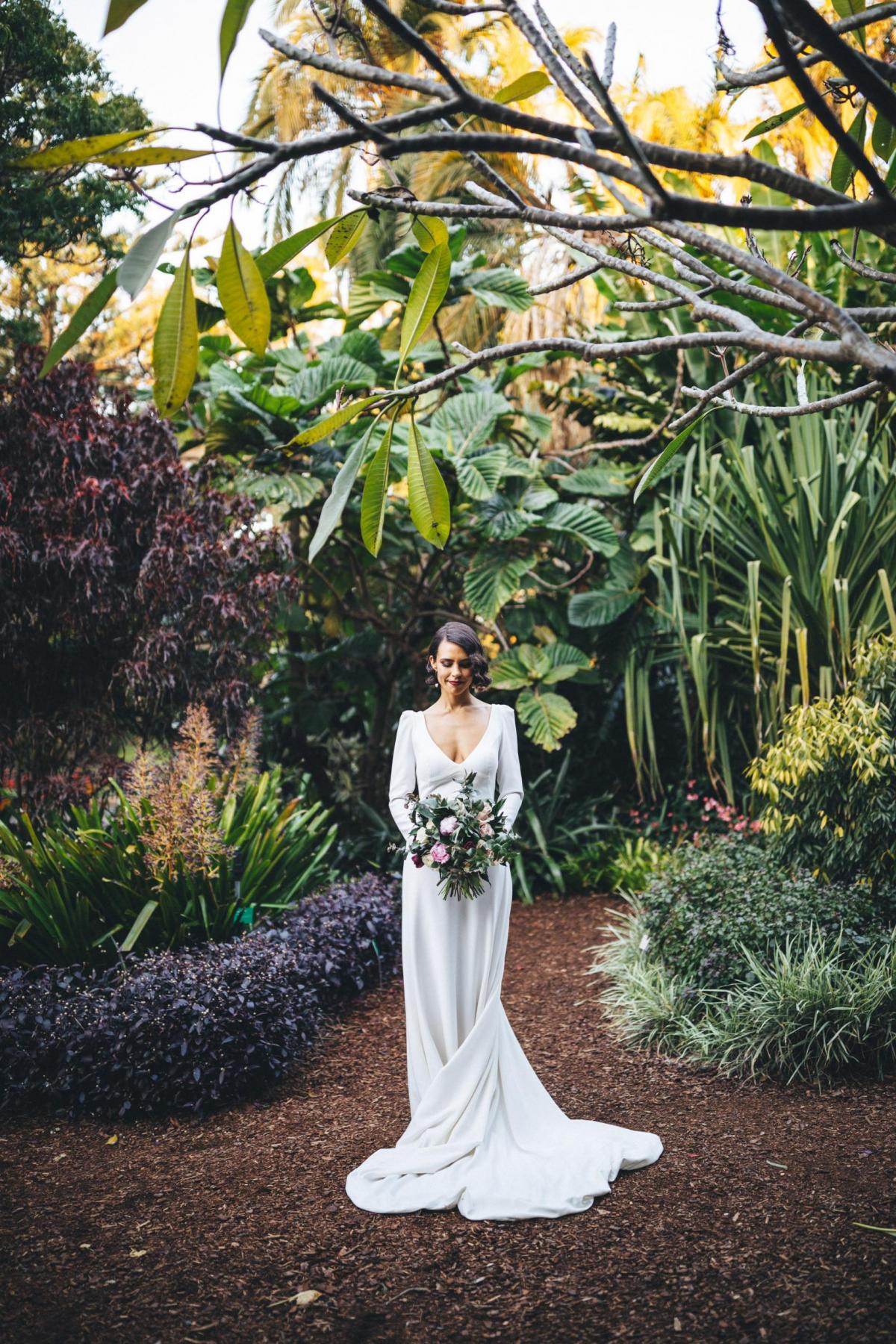 Read all about our real bride's wedding in this blog. She wore the Wild Hearts Aubrey wedding dress by Karen Willis Holmes.