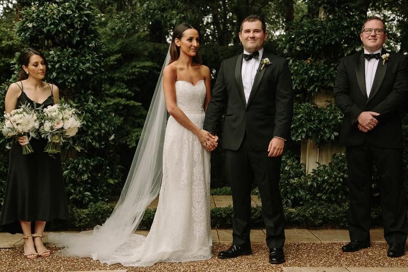 Read all about our real bride's wedding in this blog. She wore the Bespoke Carrie wedding dress by Karen Willis Holmes.