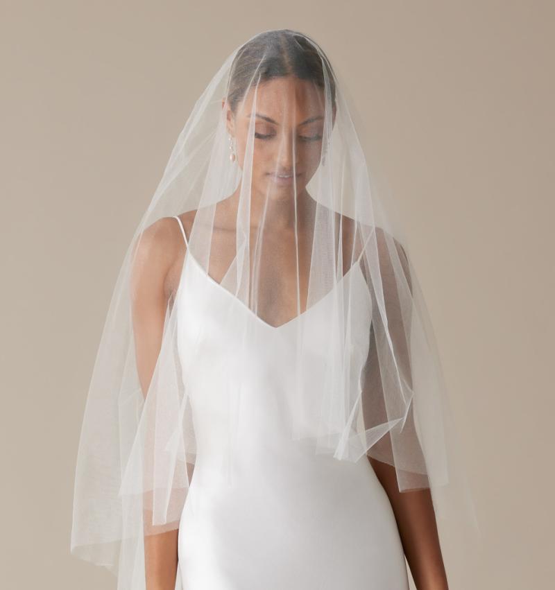 Honor Veil Simple Glitter Wedding Veil Karen Willis Holmes