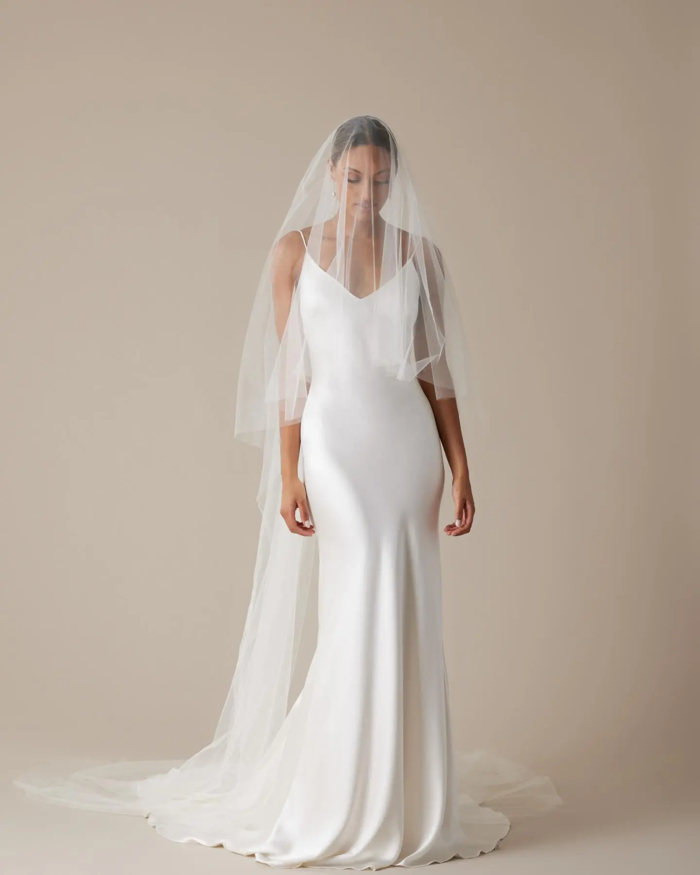 gown and veil