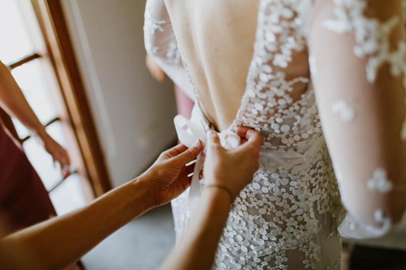 Read all about our real bride's wedding in this blog. She wore the Bespoke Pascale wedding dress by Karen Willis Holmes.