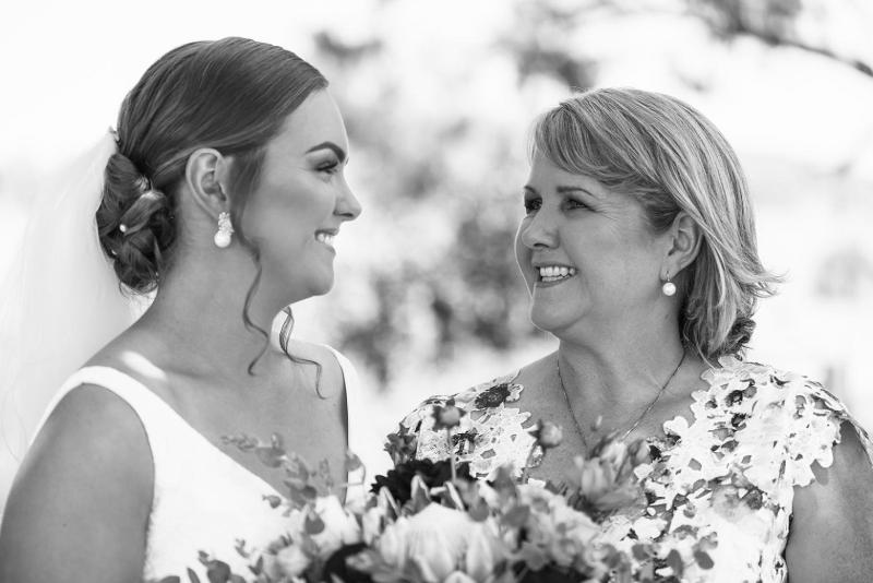Real bride Sophie wore the Wild Hearts Rylie wedding dress by Karen Willis Holmes.