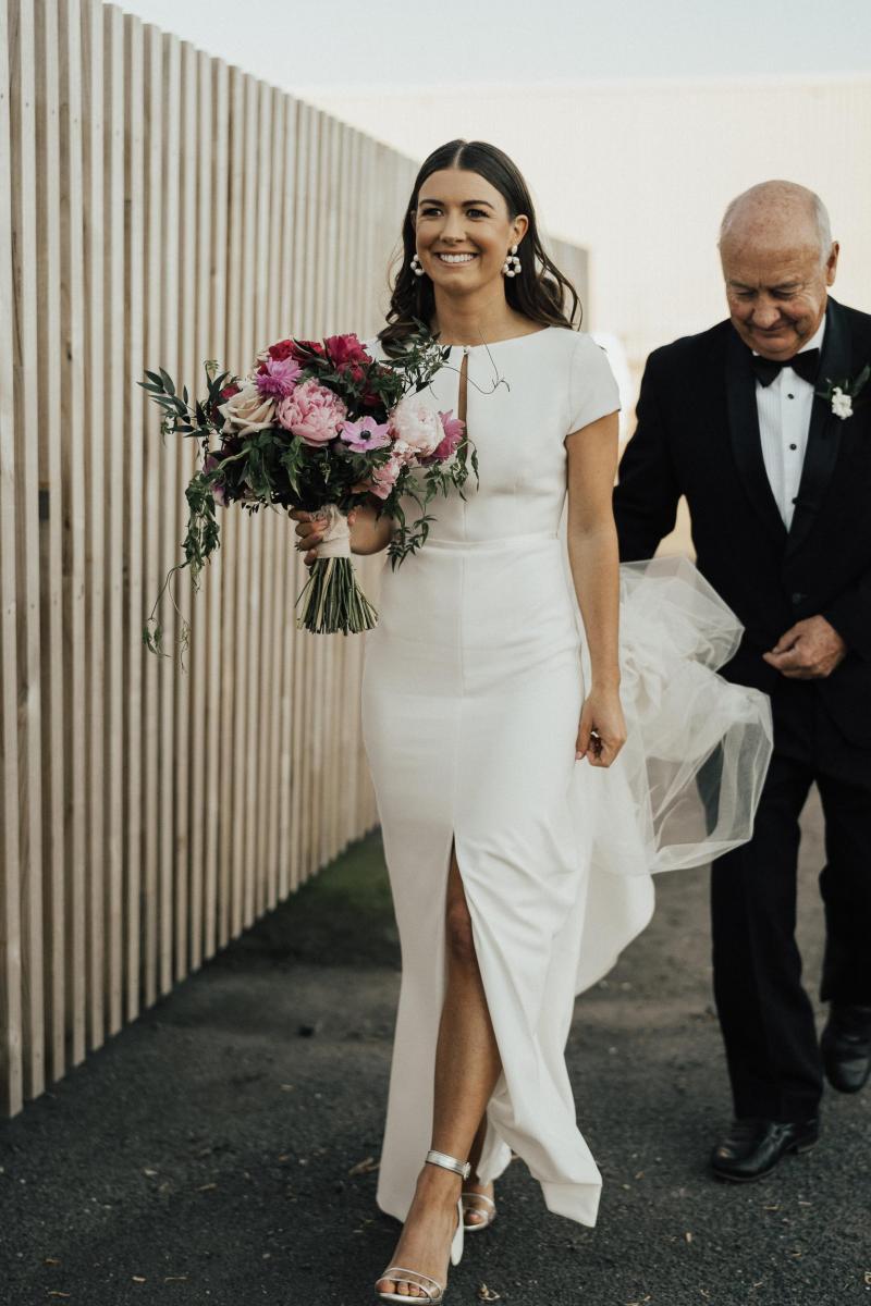 Read all about our real bride's wedding in this blog. She wore the Wild Hearts Clarissa wedding dress by Karen Willis Holmes.