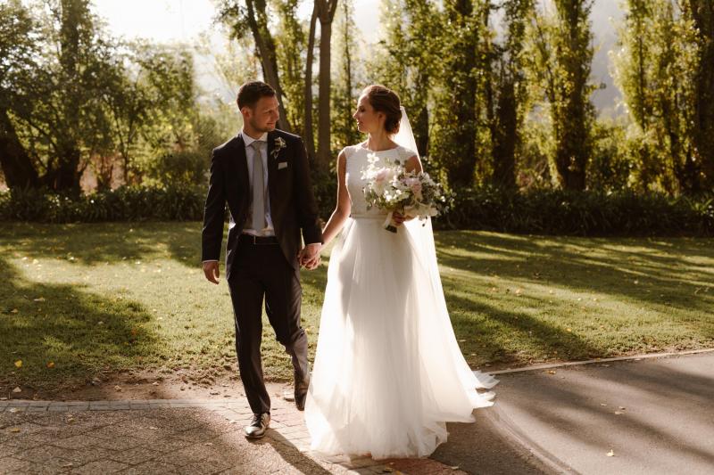 Read all about our real bride's wedding in this blog. She wore the Luxe Roxanna wedding dress by Karen Willis Holmes.