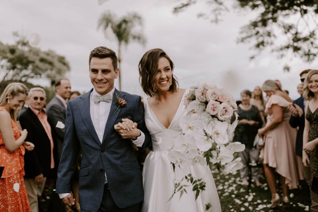 Read all about our real bride's wedding in this blog. She wore the Bespoke Taryn/Camille wedding dress by Karen Willis Holmes.