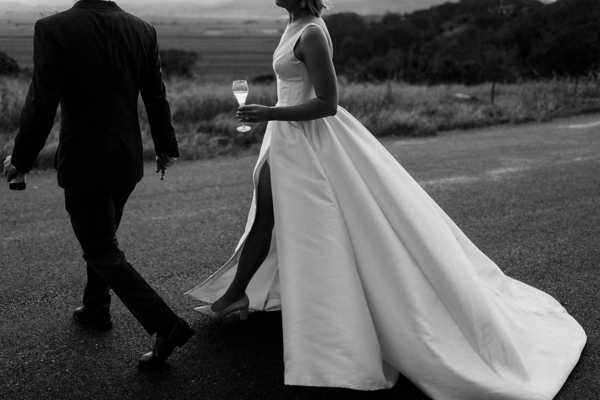 Read all about our real bride's wedding in this blog. She wore the Bespoke Taryn/Camille wedding dress by Karen Willis Holmes.