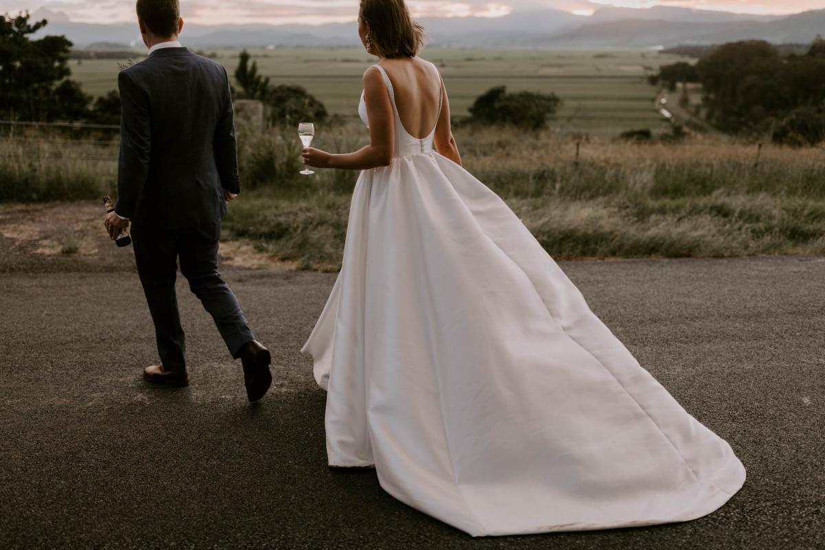 Read all about our real bride's wedding in this blog. She wore the Bespoke Taryn/Camille wedding dress by Karen Willis Holmes.