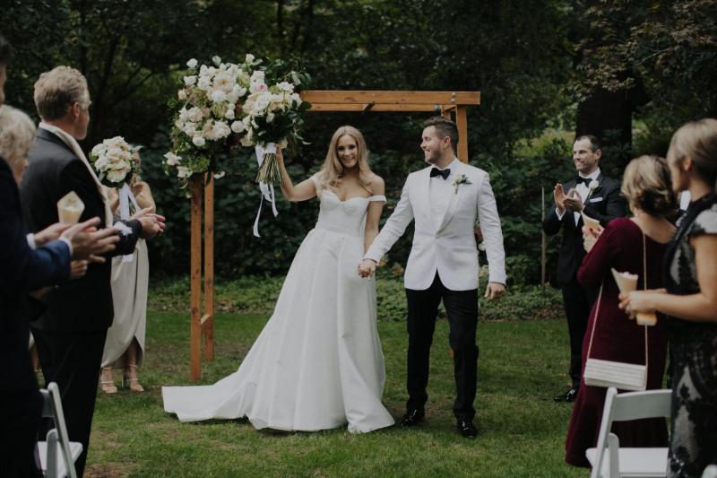 Read all about our real bride's wedding in this blog. She wore the Bespoke Blake/Melanie wedding dress by Karen Willis Holmes.