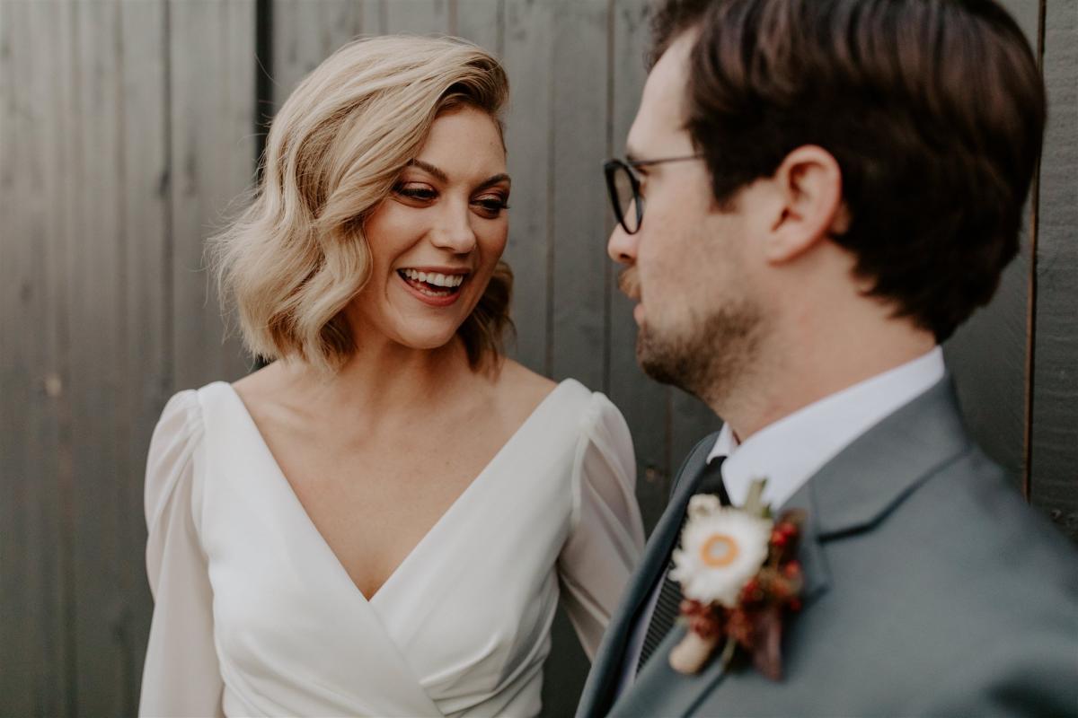 Read all about our real bride's wedding in this blog. She wore the Wild Hearts Nikki wedding dress by Karen Willis Holmes.