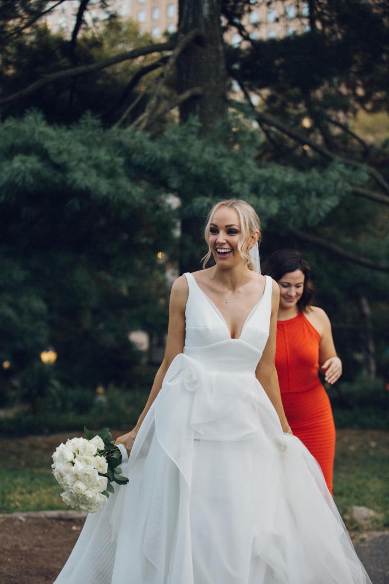 Read all about our real bride's wedding in this blog. She wore the Bespoke Aisha wedding dress by Karen Willis Holmes.