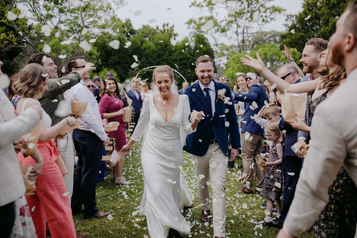 Read all about our real bride's wedding in this blog. She wore the Wild Hearts Aubrey wedding dress by Karen Willis Holmes.