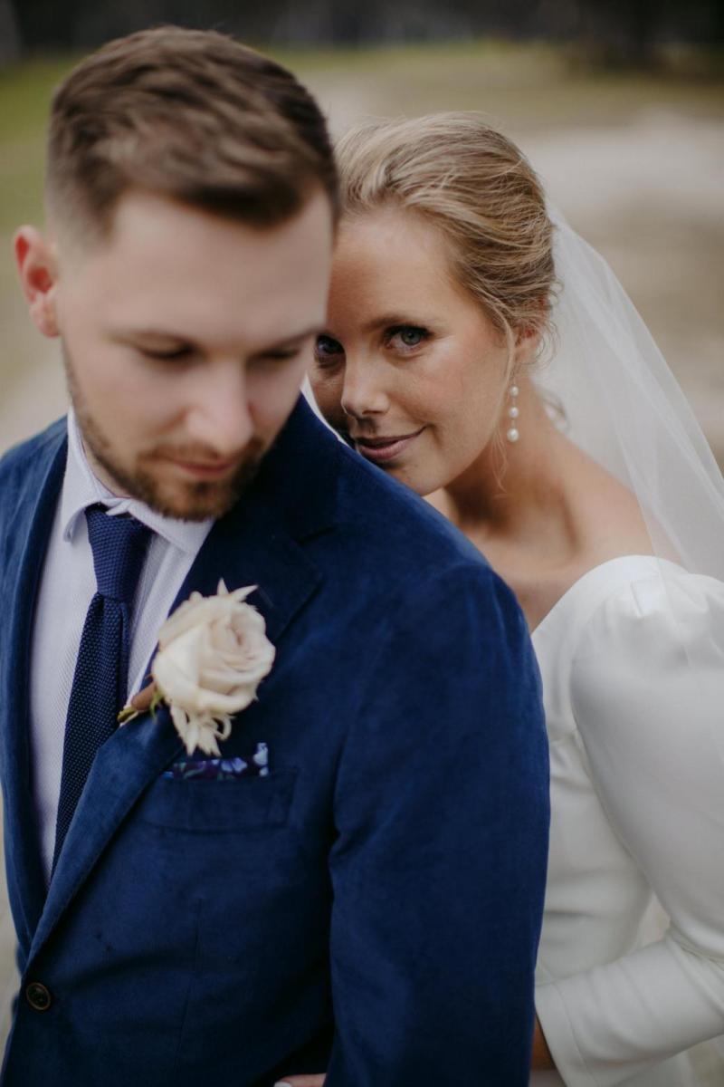 Read all about our real bride's wedding in this blog. She wore the Wild Hearts Aubrey wedding dress by Karen Willis Holmes.