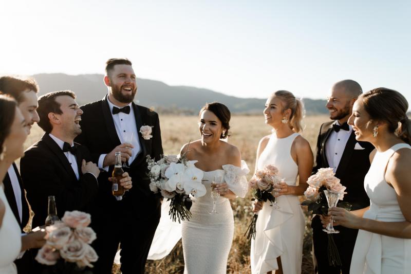 Read all about our real bride's wedding in this blog. She wore the Wild Hearts Vivienne wedding dress by Karen Willis Holmes.
