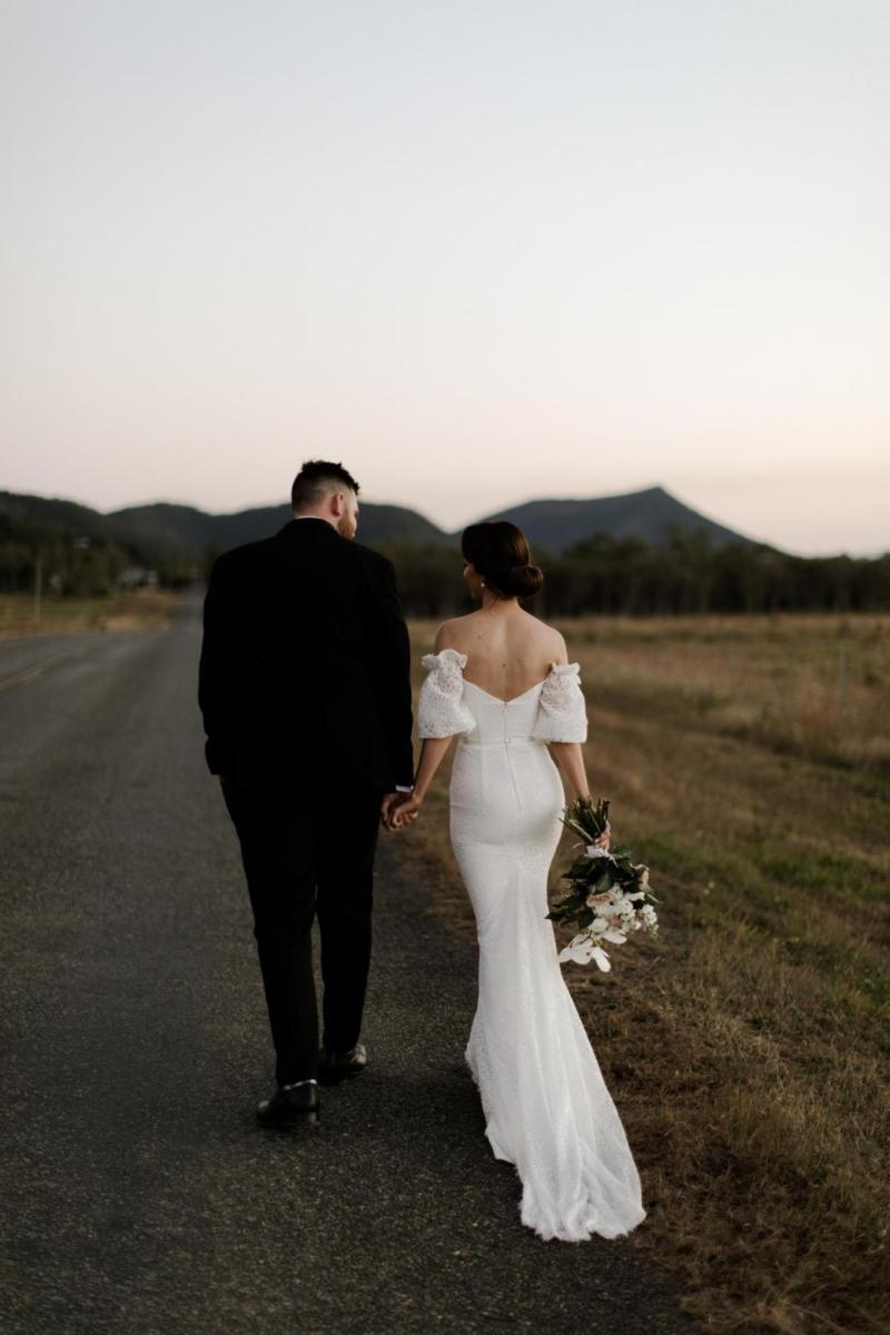 Read all about our real bride's wedding in this blog. She wore the Wild Hearts Vivienne wedding dress by Karen Willis Holmes.