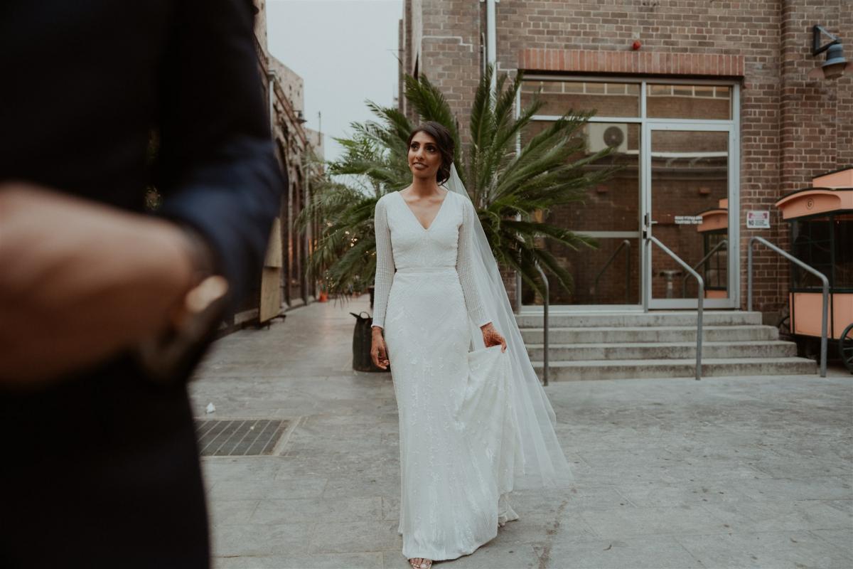 Cassie | Beaded Wedding Dress | Karen Willis Holmes