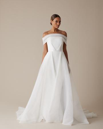 Catalina | Simple Strapless Wedding Dress | Karen Willis Holmes