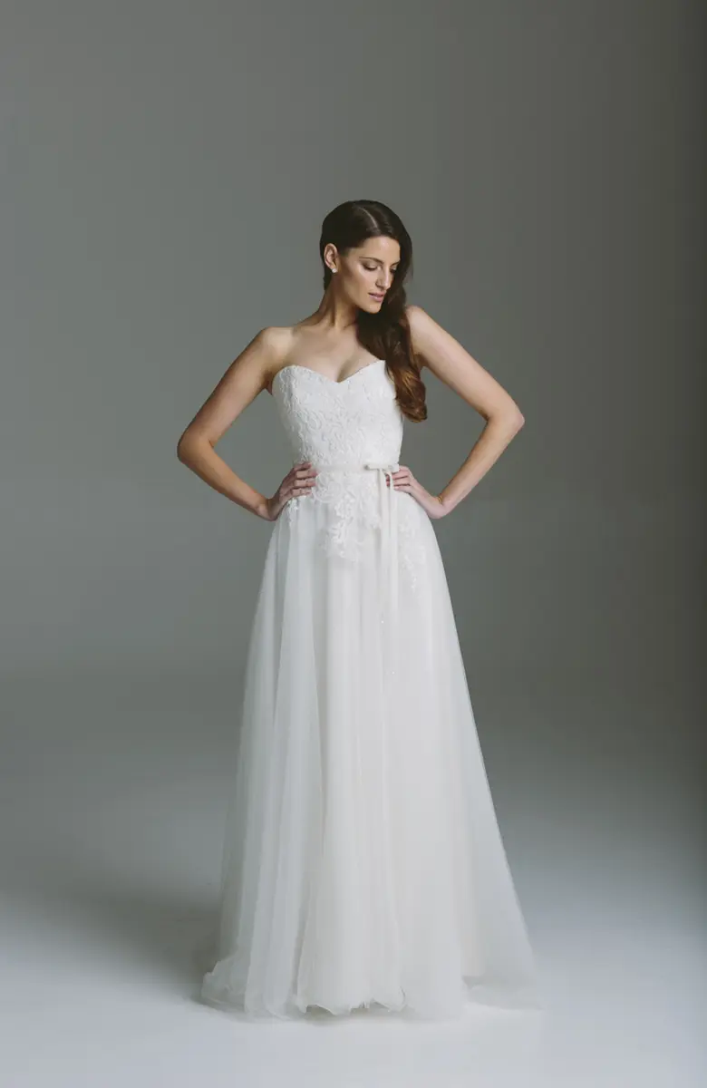 Saskia | Lace A-Line Wedding Dress | Karen Willis Holmes Archives