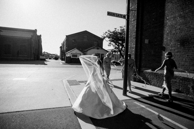 Real bride Hannah wearing the Taryn Nina wedding dress by Karen Willis Holmes; a timeless Bespoke wedding dress with a full skirt, princess style wedding dress.