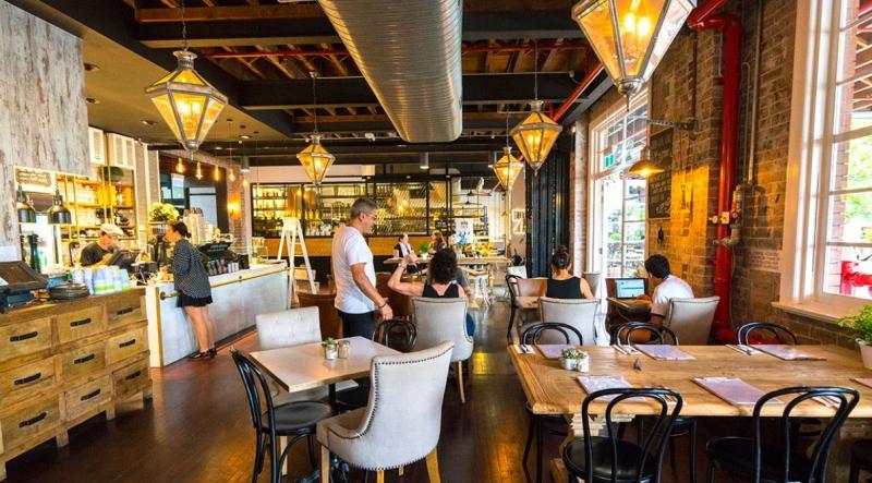 5th Earl Cafe Rosebery, modern eatery in Sydney; acai bowl with fruit and granola.